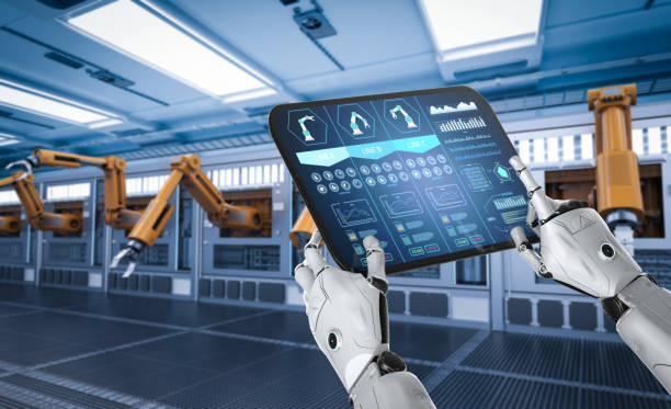 istock Automation factory concept 1137648333