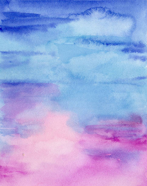 istock Abstract background watercolor purple 1137648628