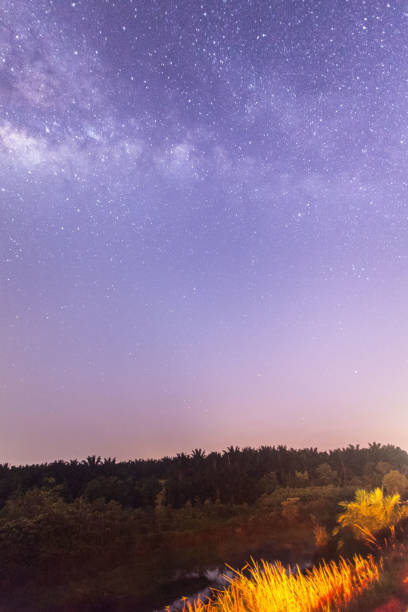 istock Beautiful milkyway galaxy stars view for cosmos background 1137651527