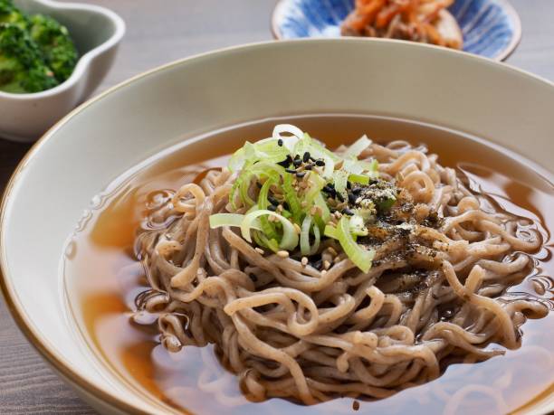 istock Asian food buckwheat noodles 1137654202