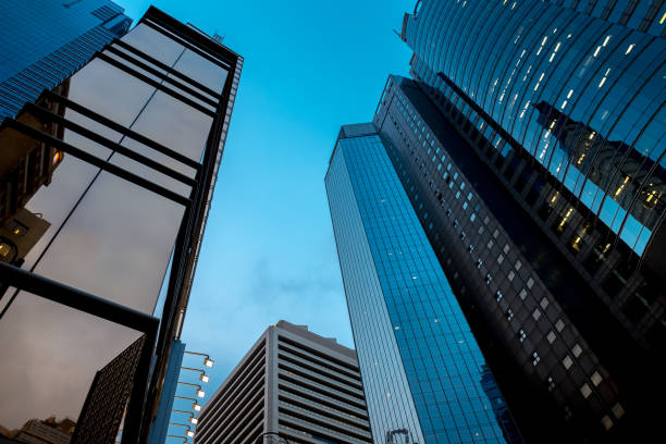 istock Modern Office Buildings in Hong Kong 1137659217