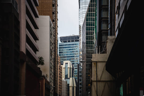 istock Modern Office Buildings in Hong Kong 1137659230