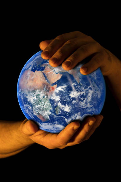 istock Earth in my hands - East view 1137683330