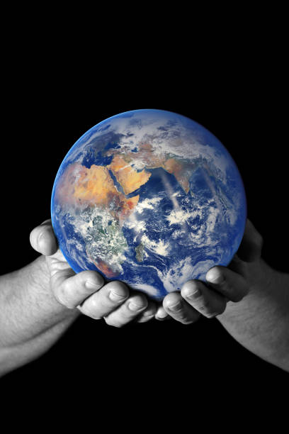 istock Earth in my hands - East view 1137683374