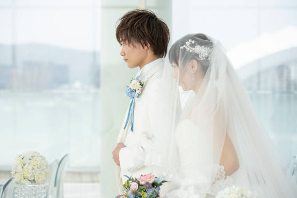 istock Wedding groom and bride 1137684227