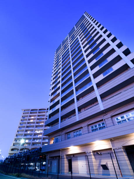 istock Dusk high rise apartment 1137684360