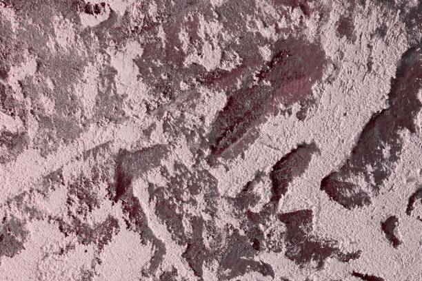 istock red grungy modern plaster on the surface texture - wonderful abstract photo background 1137688015