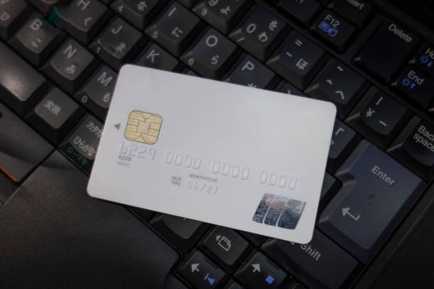 istock Bank Card on Keyboard 1137688188
