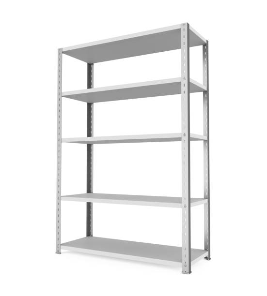istock Metal Rack Shelves Isolated 1137688208