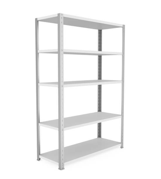 istock Metal Rack Shelves Isolated 1137688248