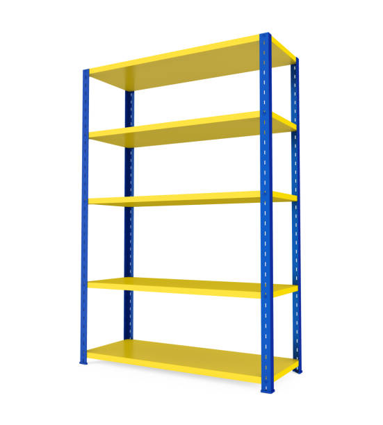 istock Metal Rack Shelves Isolated 1137688263