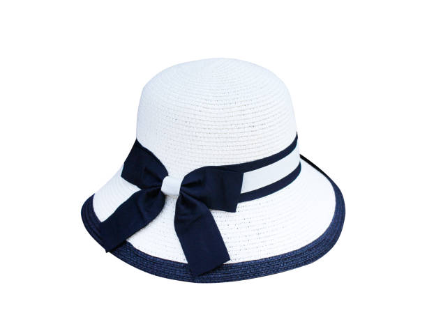 istock White hats with black bow isolated on white background  , clipping path 1137692422