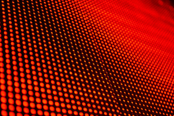 istock Abstract red digital monitor 1137702999