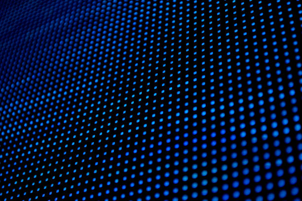 istock Abstract magenta blue digital monitor 1137703043