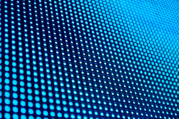 istock Abstract blue digital monitor 1137703103