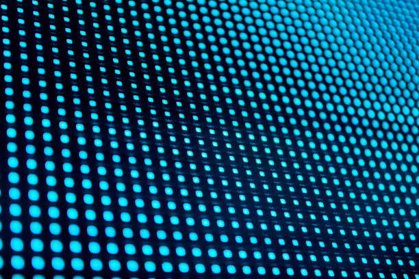istock Abstract blue digital monitor 1137703155