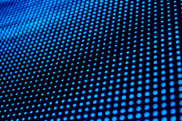 istock Abstract blue digital monitor 1137703230