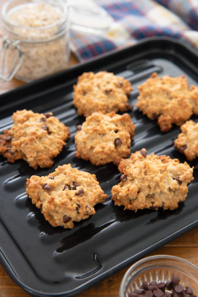 istock Oatmeal and chocolate chip cookies 1137704482