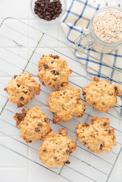 istock Oatmeal and chocolate chip cookies 1137704504