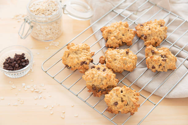 istock Oatmeal and chocolate chip cookies 1137704545