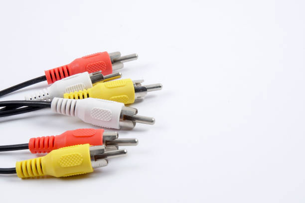 istock Close-Up Of Colorful Computer Cables Over White Background 1137706850