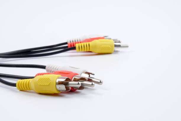 istock Close-Up Of Colorful Computer Cables Over White Background 1137706865