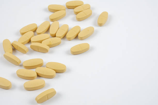 istock Close-Up Of Medicines Over White Background 1137706887