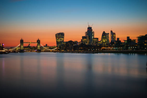 istock London exposure, Tower bridge and London skyline 1137718974