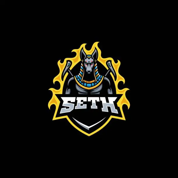 Vector illustration of Seth Esports illustration Design vector Design template