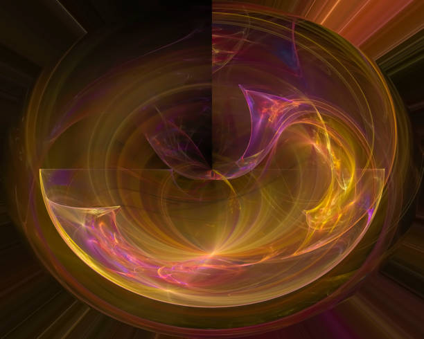 istock abstract digital fractal, fantasy design shiny, flame, flow 1137720899