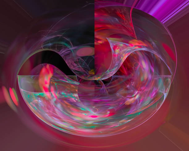 istock abstract digital fractal, fantasy design shiny, flame, flow 1137721419