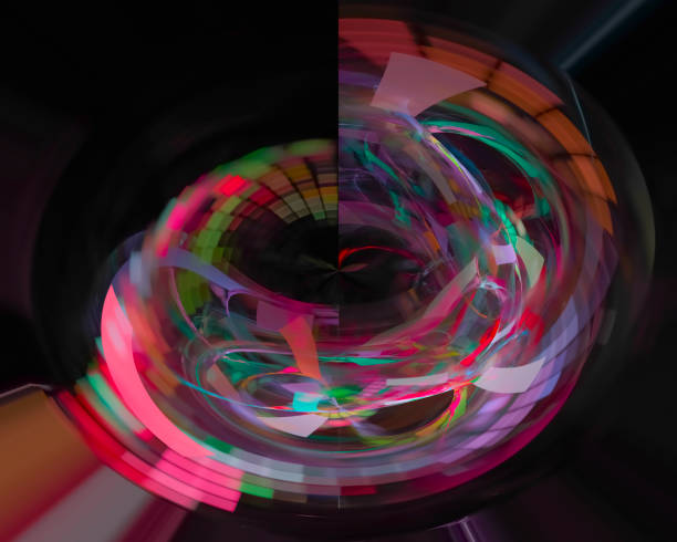 istock abstract digital fractal, fantasy design shiny, flame, flow 1137721461