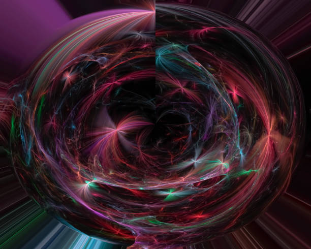 istock abstract digital fractal, fantasy design shiny, flame, flow 1137721570