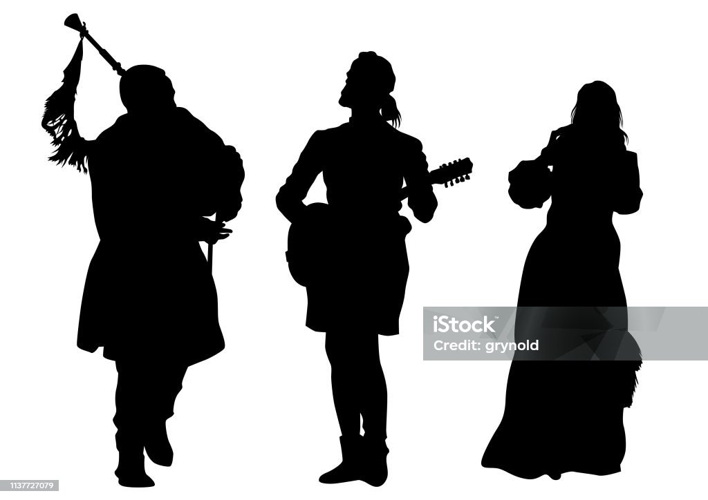 Medieval Instrument Sketch Old Instruments Stock Illustration - Download Image Now - Medieval ...