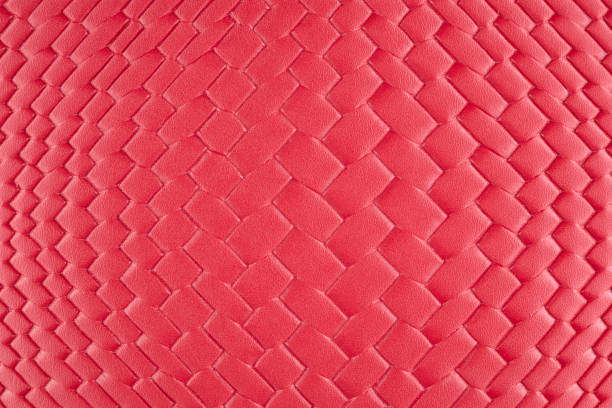 istock Background with red wicker material, close up – photo image 1137728559