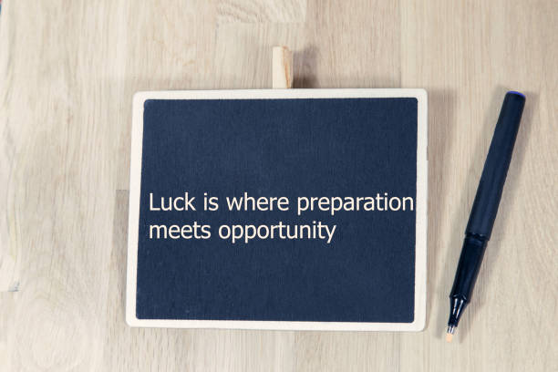 istock The quote Luck is where preparation meets opportunity 1137734961