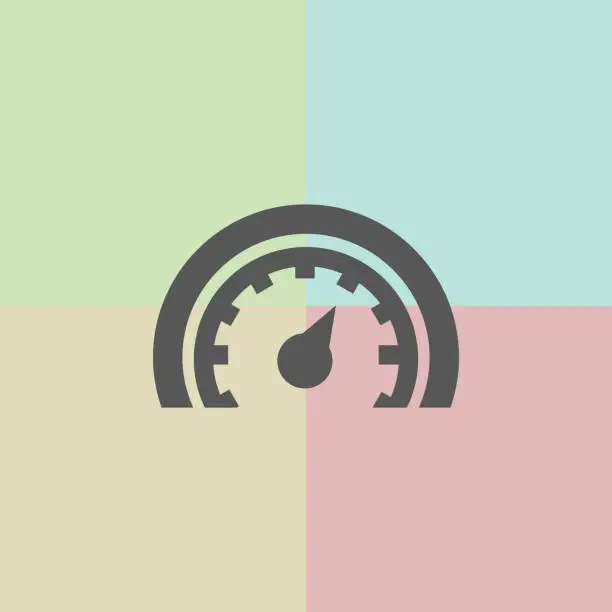 Vector illustration of Speedometer