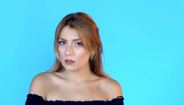 Lonely woman spending time at home