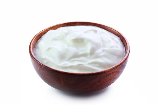 istock cream sour in a plate isolated white backround 1137741665