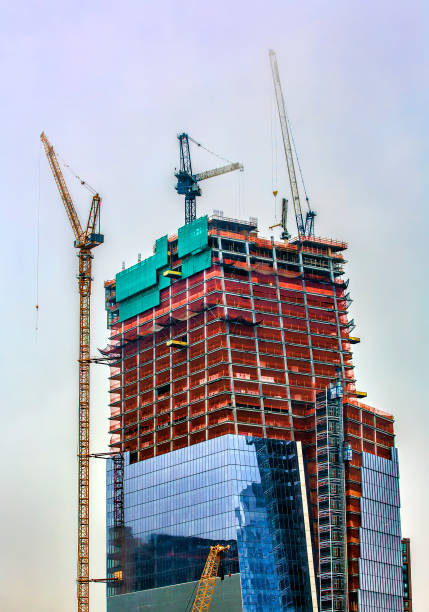 istock Construction of a Manhattan Skyscraper, New York 1137741835