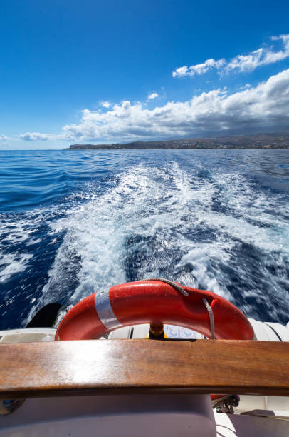 istock Reunion Island seen from a sailboat 1137742760