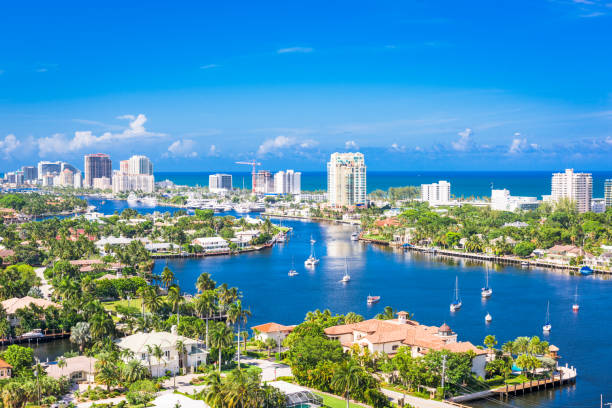 ft. lauderdale, florida, stati uniti - costa del golfo degli stati uniti damerica foto e immagini stock