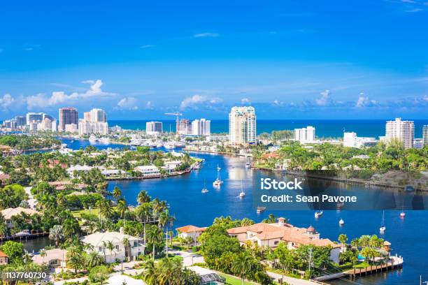 Ft Lauderdale Florida Usa Stock Photo - Download Image Now - Fort Lauderdale, Florida - US State, Miami