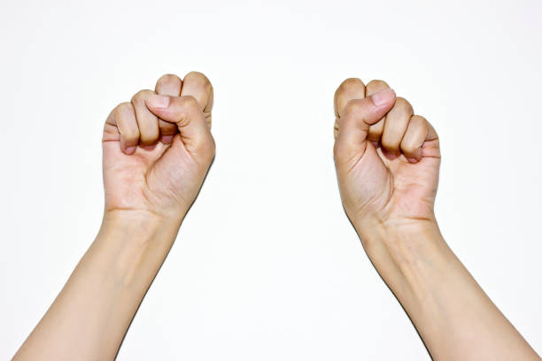 istock Woman's hand with fist gesture 1137764160