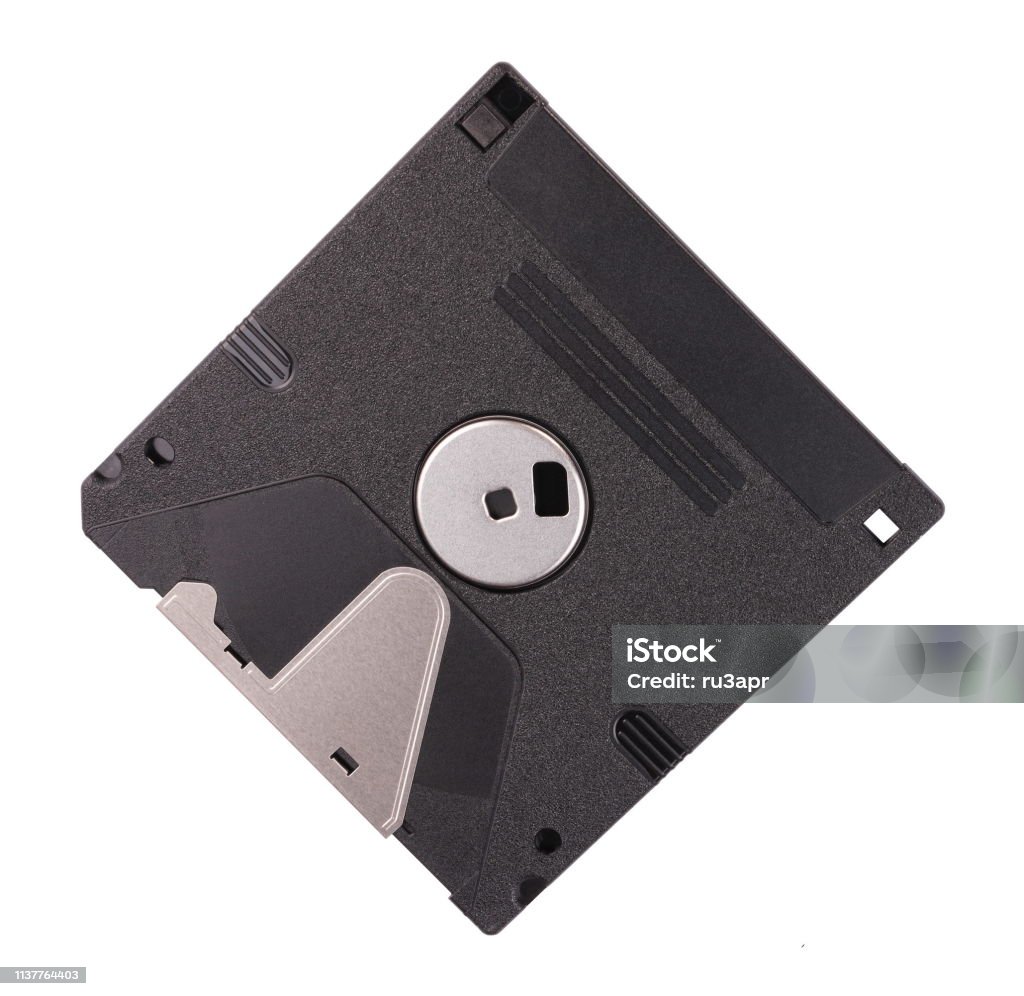 Micro Image Disc Micro Floppy Disk Isolated Stock Photo - Download Image Now - Circle ...