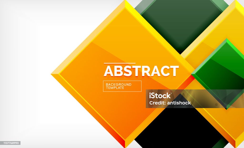 Work Background Square Square Geometrical Background Stock Illustration - Download Image Now ...