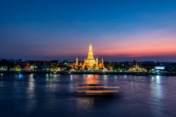 Thailand Bangkok night stock photo