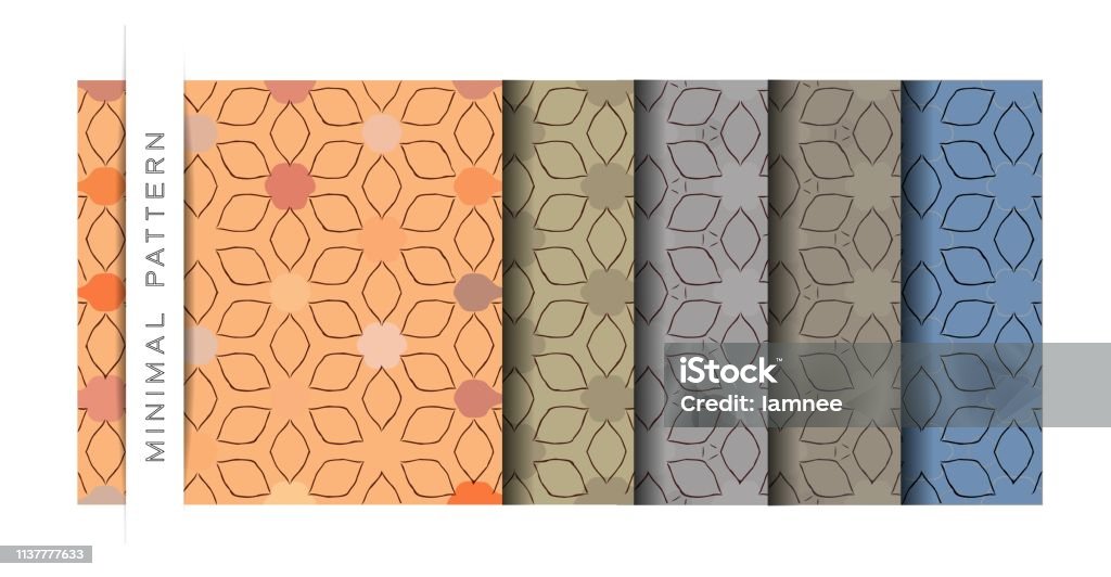 Basic Background Patternes Simple Set Of The Minimal Pattern Wallpaper Pattern Background Stock ...
