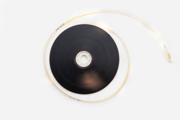 istock 8 mm film reel on white background 1137777801