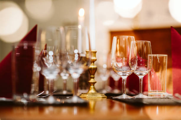 istock Close Up Shot Of Restaurant Table Setup 1137780144